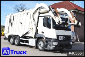TGS 26.320, Faun 533 Frontlader, Überkopflader Müllwagen, 