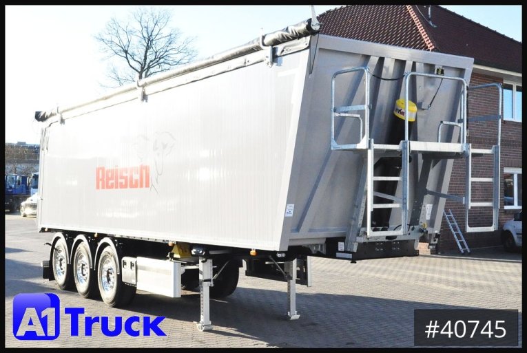 Reisch - Kipper - Auflieger - RHKS, Al 50m³, NEU Pedelklappe, Alu, Lift 