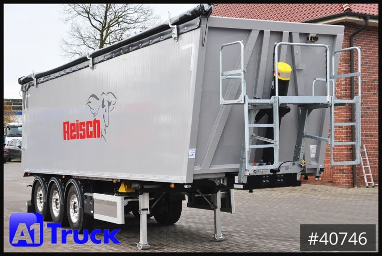 Reisch - Kipper - Auflieger - RHKS, Al 50m³, NEU Pedelklappe, Alu, Lift 