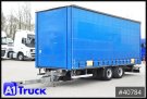 Wecon - Pritsche und Plane - Anhänger - Jumbo, verzinkt, Liftachse, Hubdach,  