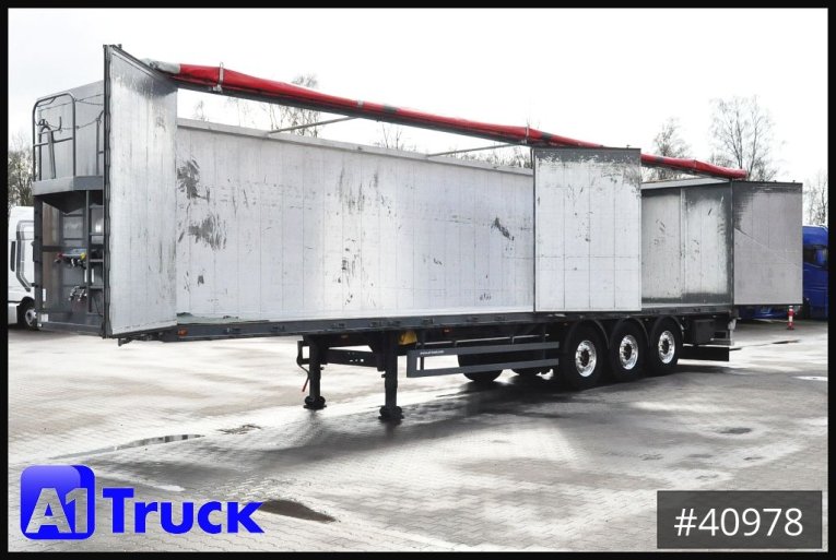 Reisch - Walkingfloor - Auflieger - Faltwand Türen 91m³,  Side Doors, 87tkm !