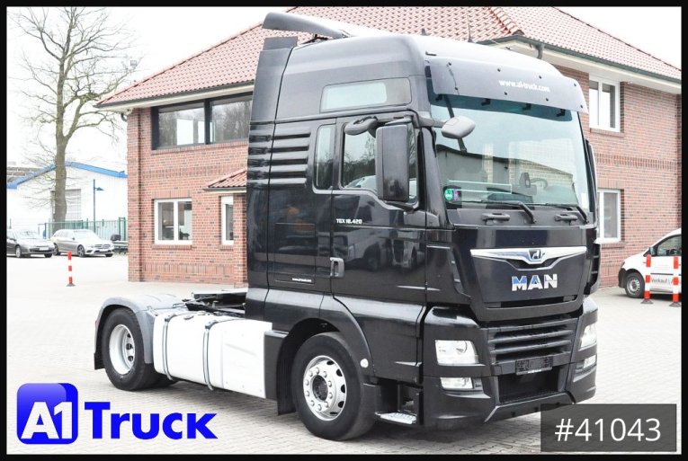 MAN - Standard Sattelzugmaschine - Sattelzug - TGX 18,420, BLS, XXL, 2 Tanks, Nav Sound Safety  