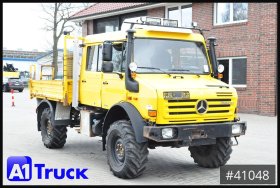 U4000, 437/25 4x4, Pritsche, Doka, Allrad 6 Sitze, 