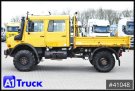 Unimog - Pritsche - LKW > 7.5 - U4000, 437/25 4x4, Pritsche, Doka, Allrad 6 Sitze, 