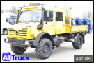 Unimog - Pritsche - LKW > 7.5 - U4000, 437/25 4x4, Pritsche, Doka, Allrad 6 Sitze, 