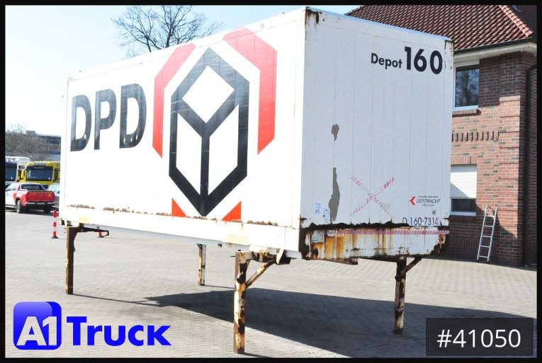 Krone - Koffer glatt - Wechselbrücken - BDF 7,45 Koffer, Klapptische, Lager, Container, 