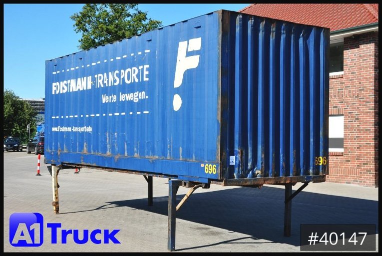 Krone - Koffer gesickt - Wechselbrücken - BDF 7,82 Container, 2700mm Innenhöhe, Portaltür
