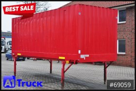BDF 7,45 Wechselbrücke  Koffer, Zurrösen in den Seitenwänden