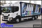 Scania - Getränkewagen - LKW > 7.5 - P 320 P 6x2,, Getränke, Lenkachse, LBW: Dhollandia DHLM 30