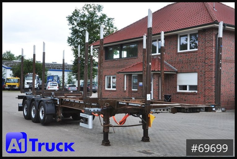 Doll - Holztransport - Auflieger - H3L-14XL Holz Tele, Lenkachse 275 tkm.