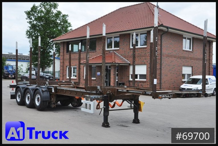 Doll - Holztransport - Auflieger - H3L-14XL Holz Tele, Lenk,275 tkm. TÜV 02/2027