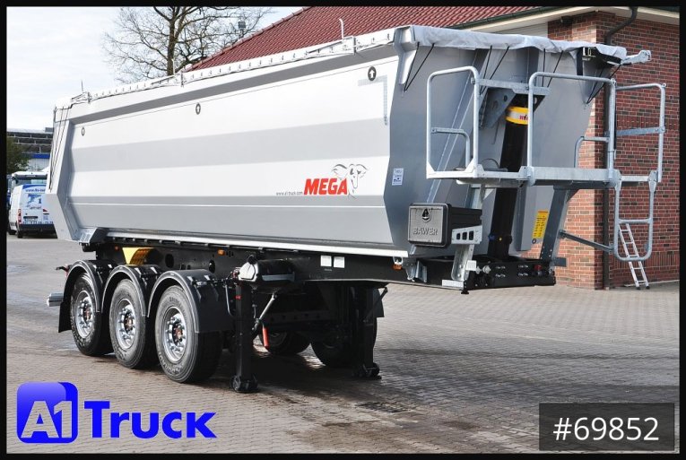 Benalu - Kipper - Auflieger - Mega  28m³ Lift Stahl  SAF Hardox