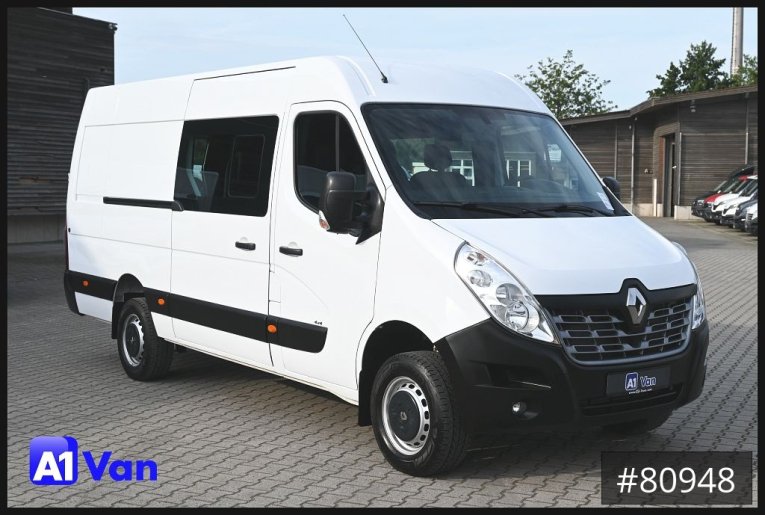 Renault - Kastenwagen hoch + lang - LKW < 7.5 - Master Kasten Doka, 4x4, Kasten AHK, Klima, 