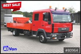MAN LE 8.180 Pritsche Doka, Automatik, AHK, 6-Sitzer
