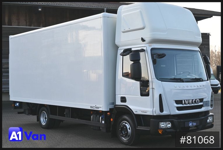 Iveco - Koffer - LKW < 7.5 - Eurocargo 75E21 Koffer, Topsleeper, Luftfederung