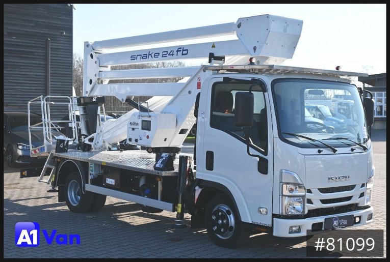 Isuzu - Hubarbeitsbühne - LKW < 7.5 - M21 Oil & Steel Snake 24m, Funk  27 Bstd. 