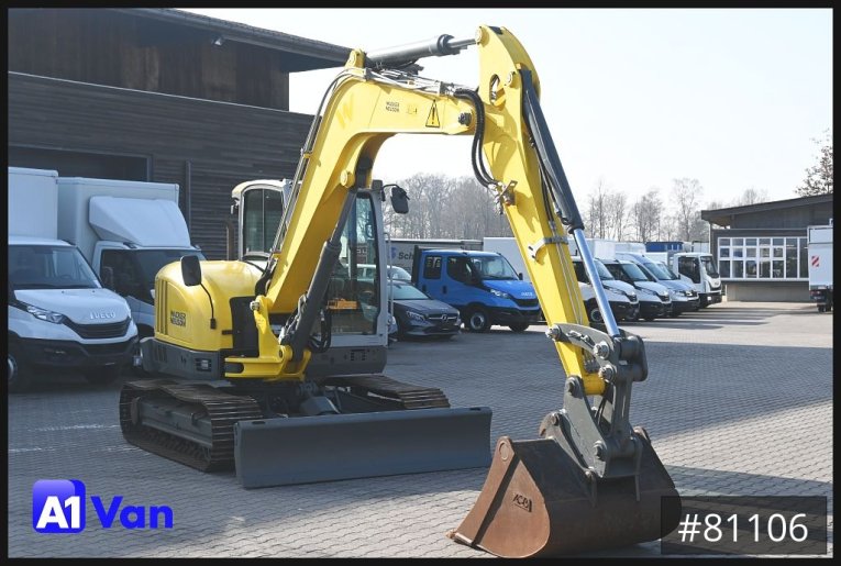 Wacker - Kettenbagger - Baumaschinen - Wacker Neuson ET90 Kettenbagger, Schnellwechsler