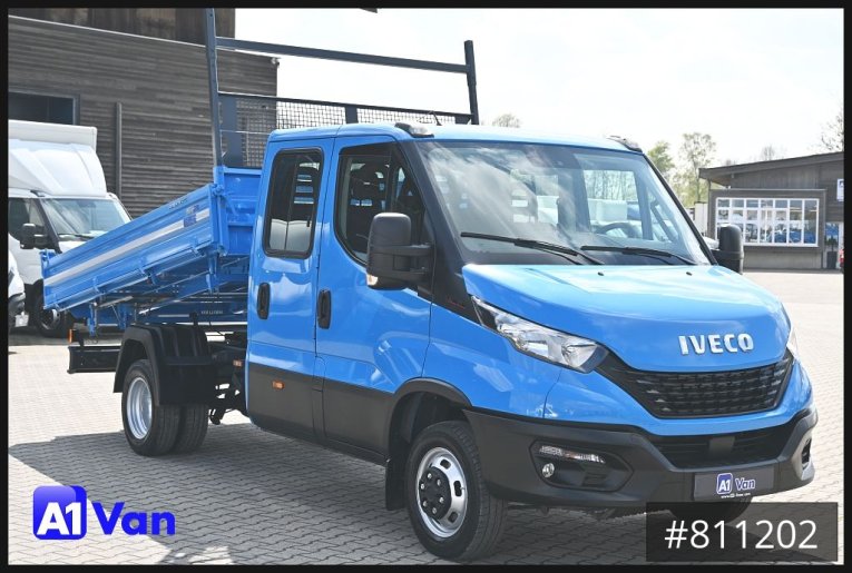 Iveco - Dreiseitenkipper - LKW < 7.5 - Daily 50C16 Kipper Doka, AHK, Meiller, 3,0 Liter
