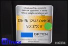 Orten - Pritsche und Plane - Anhänger - AG 18T SAFE SERVER, Getränke Jumbo Stapler, verzinkt, 