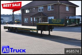 Plattform, ausziehbar, Lenkachse, Tieflader, 15250mm lang