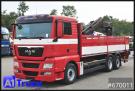 MAN - Pritsche - LKW > 7.5 - TGX 26.400, Hiab Kran, Lenk-Liftachse, 