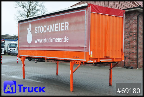 7,45 BDF Wechselbrücke, Bordwand + Schiebeplane