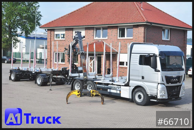 MAN - Autokran - LKW > 7.5 - TGX 26.480, Holz Kesla 2109, 6x4, 
