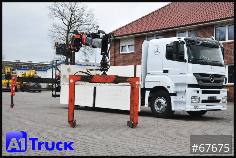 Mercedes-Benz - Autokran - LKW > 7.5 - Axor 2543,  Atlas 170.2  Kran, Lift-Lenkachse, 