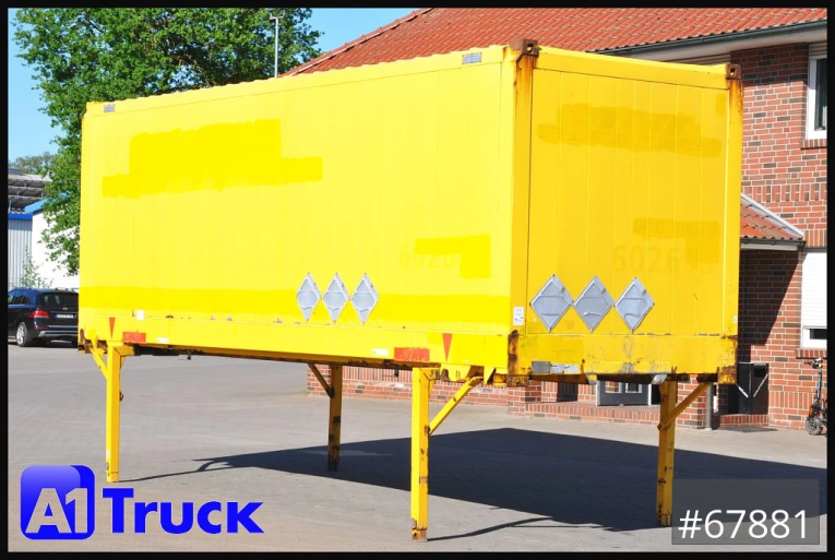 Krone - Koffer glatt - Wechselbrücken - WB 7,45  Koffer, BDF Wechselbrücke 2560mm