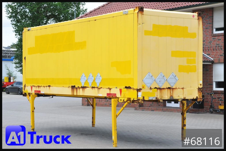 Krone - Koffer glatt - Wechselbrücken - WB 7,45  Koffer, BDF Wechselbrücke 2560mm