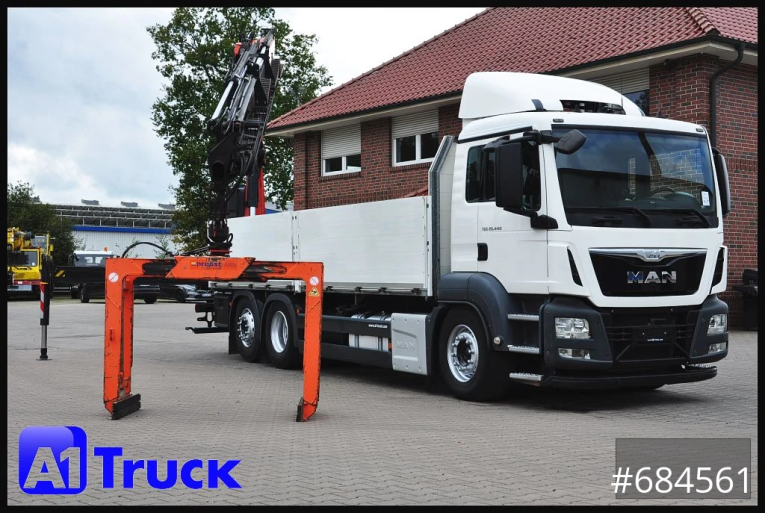 MAN - Pritsche - LKW > 7.5 - TGS 26.440, Funk PK23002  faltbar, 15m,  