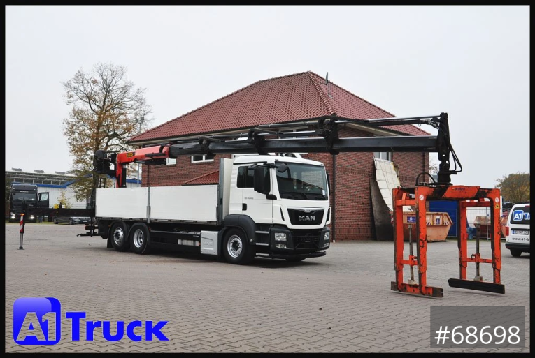 MAN - Autokran - LKW > 7.5 - TGS 26.440,  Kran PK23.001L, 16m, Lenkachse