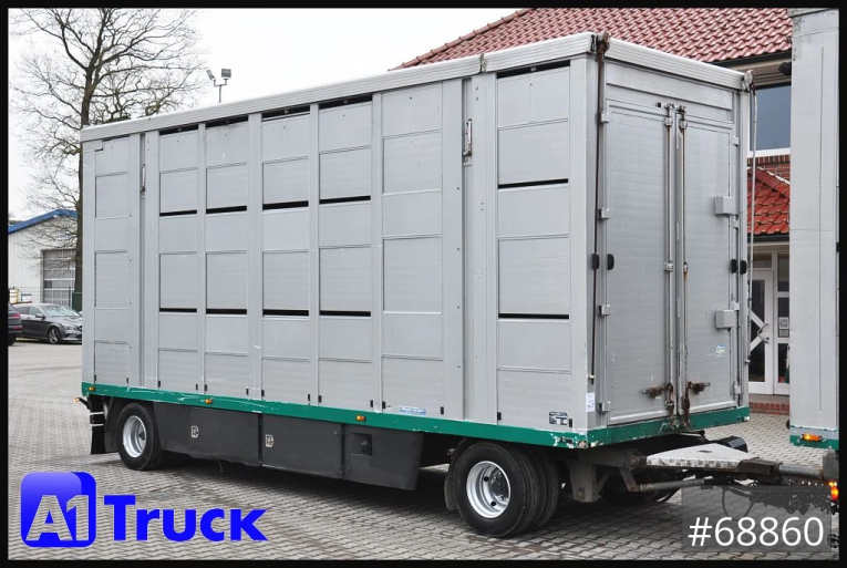 Menke - Tier und Pferdetransport - Anhänger - Menke-Janzen 3 Stock, Hubdach, durchlader, 