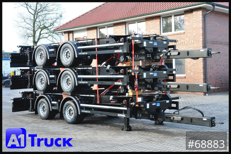 Koegel - BDF-Anhänger - Anhänger - ZW 18  BDF, Midi Tandem, 3x sofort