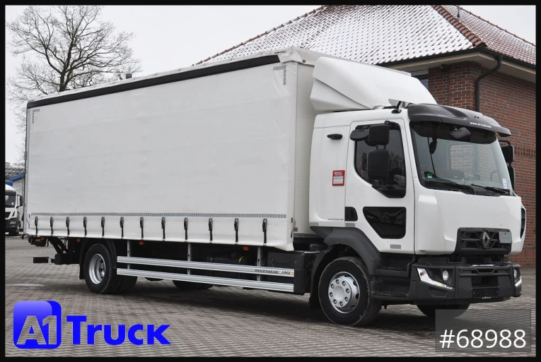Renault - Pritsche und Plane - LKW > 7.5 - D16- 280 Klima, LBW AHK, ACC, E6