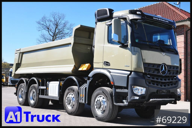 Mercedes-Benz - Kipper - LKW > 7.5 - Arocs 4151 BB, Allrad 8x8, Navi