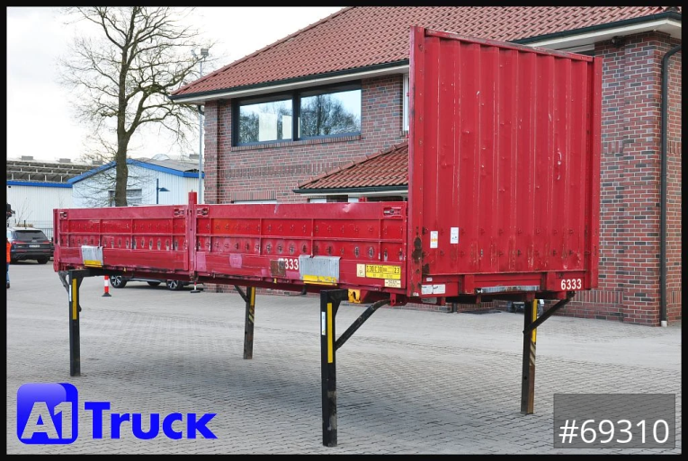 Krone - Pritsche offen - Wechselbrücken - 7.45 BDF Wechselbrücke Bordwand, Plattform, Pritsche