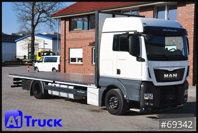 MAN - Pritsche - LKW > 7.5 - TGX  18,440, Pritsche, Stroh, Plateau, 
