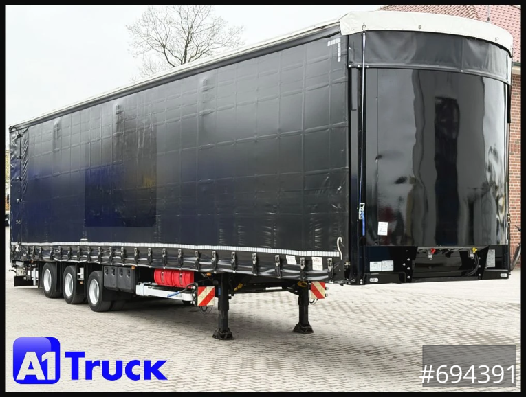 Dinkel - Tieflader - Megatrailer - DSAPPV 48, Plane verbreiterbar Rampen, 