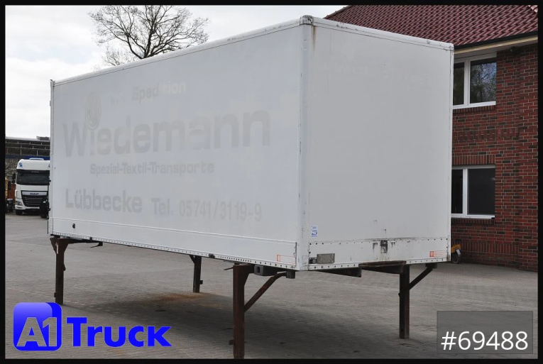 Ackermann - Koffer glatt - Wechselbrücken - BDF 7,45 Wechselbrücke, 2710mm Innenhöhe, verzinkt