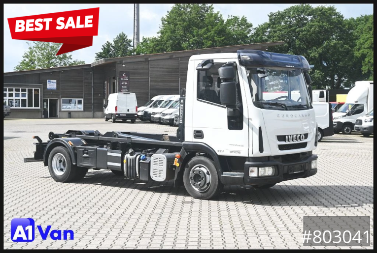Iveco - Abrollkipper - LKW > 7.5 - Eurocargo ML 80E18/ Abroller,Ellermann