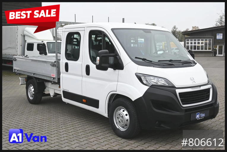 Peugeot - Dreiseitenkipper - LKW < 7.5 - Boxer Doka Kipper, AHK, Klima, Standheizung 