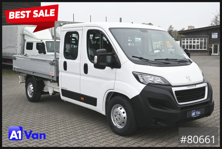 Peugeot - Kipper - LKW < 7.5 - Boxer Doka Kipper, AHK, Klima, Standheizung 