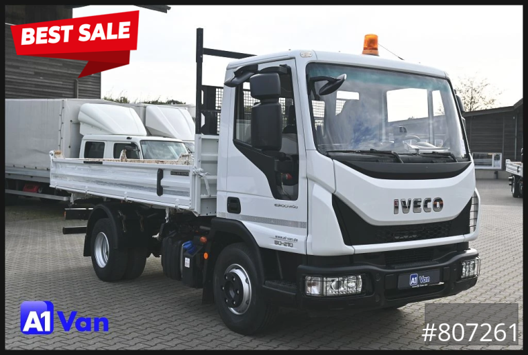 Iveco - Dreiseitenkipper - LKW < 7.5 - Eurocargo 80E21 Kipper, Meiller, Klima, 2x AHK 