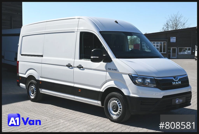MAN - Kastenwagen hoch - LKW < 7.5 - TGE 3.140, Klima, Tachograph, AHK
